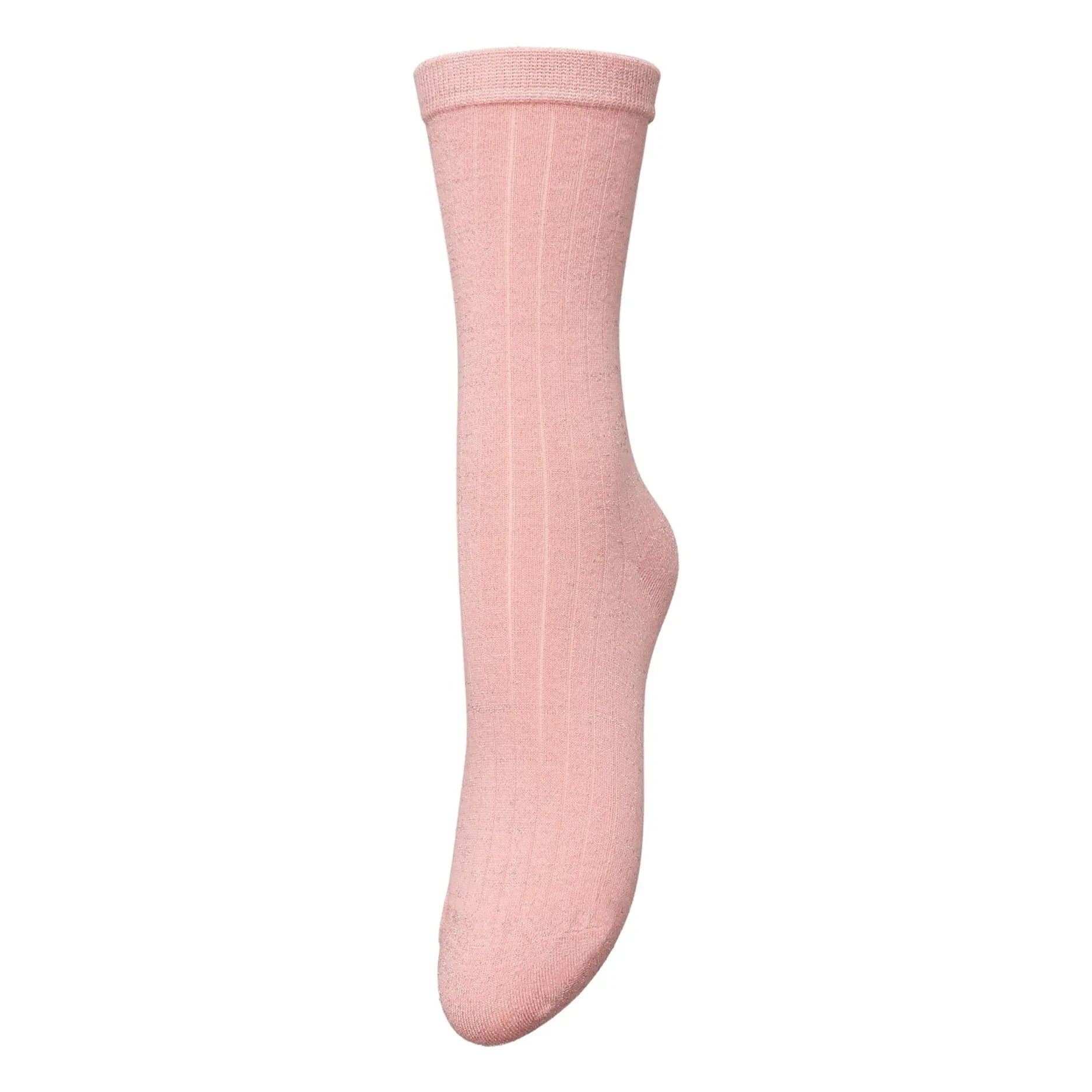 Becksöndergaard - Calcetines acanalados con purpurina | Rosa