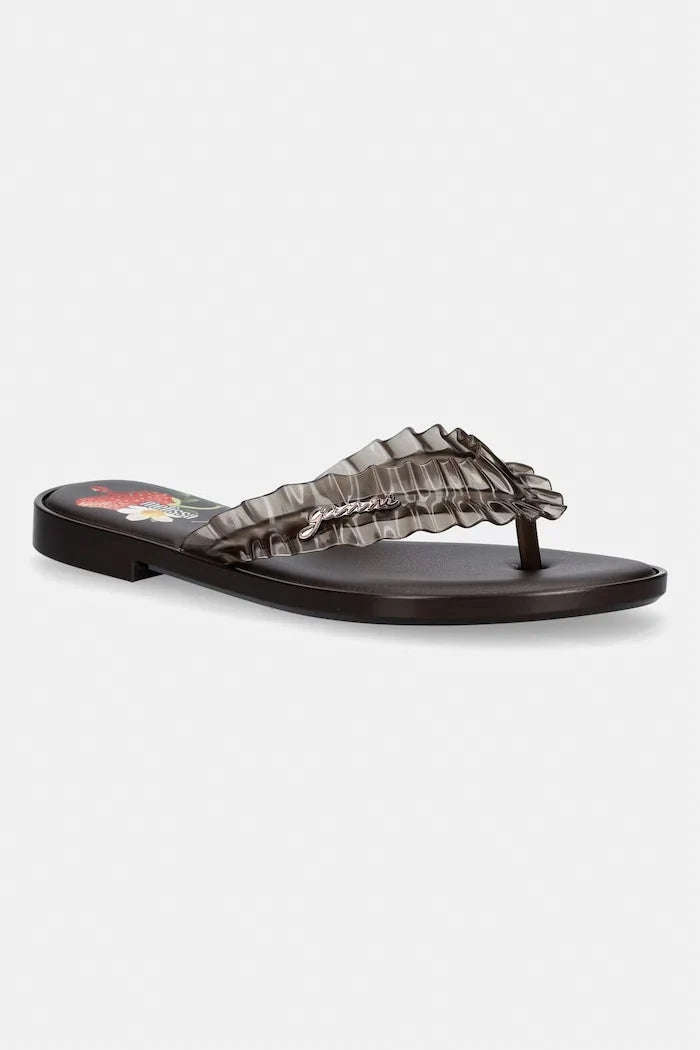 Chanclas Melissa Slim + Ganni AD para mujer