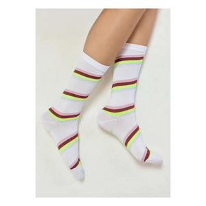 Essentiel Antwerp - Calcetines Joyz a rayas | Blanco