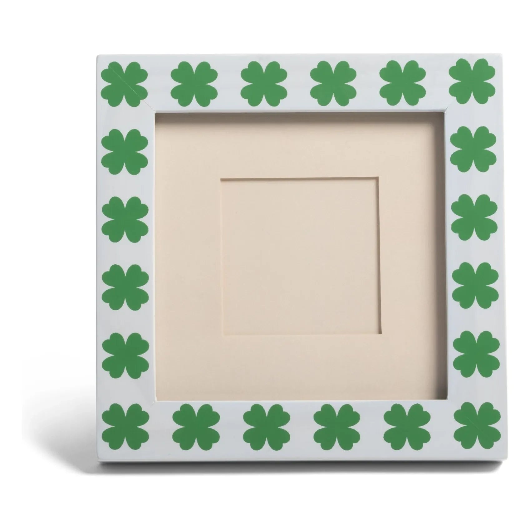 &Klevering - Marco de fotos Patch Shamrocks | Verde