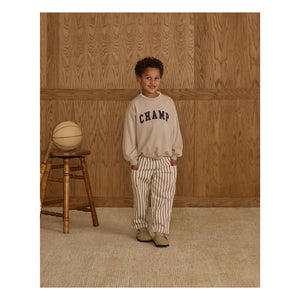 Rylee + Cru - Pantalones cargo a rayas | Crudo