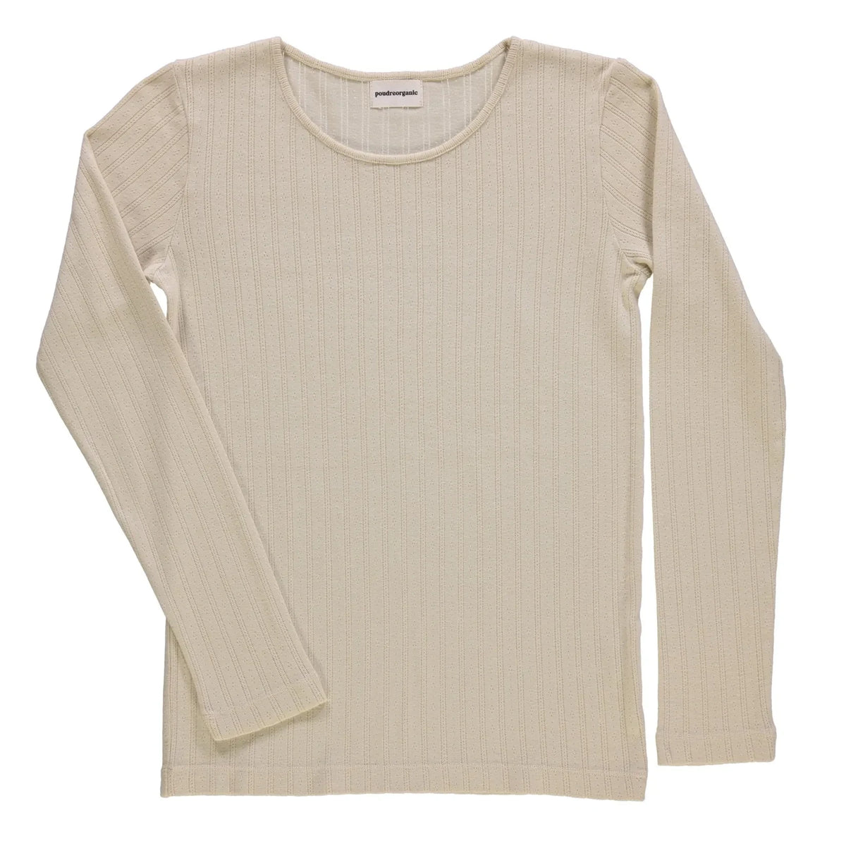 Poudre Organic - Eglantine Pointelle Camiseta | Beige