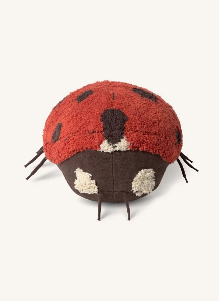 Lorena Canals - Maria "The Ladybug" Cojín de suelo | Rojo