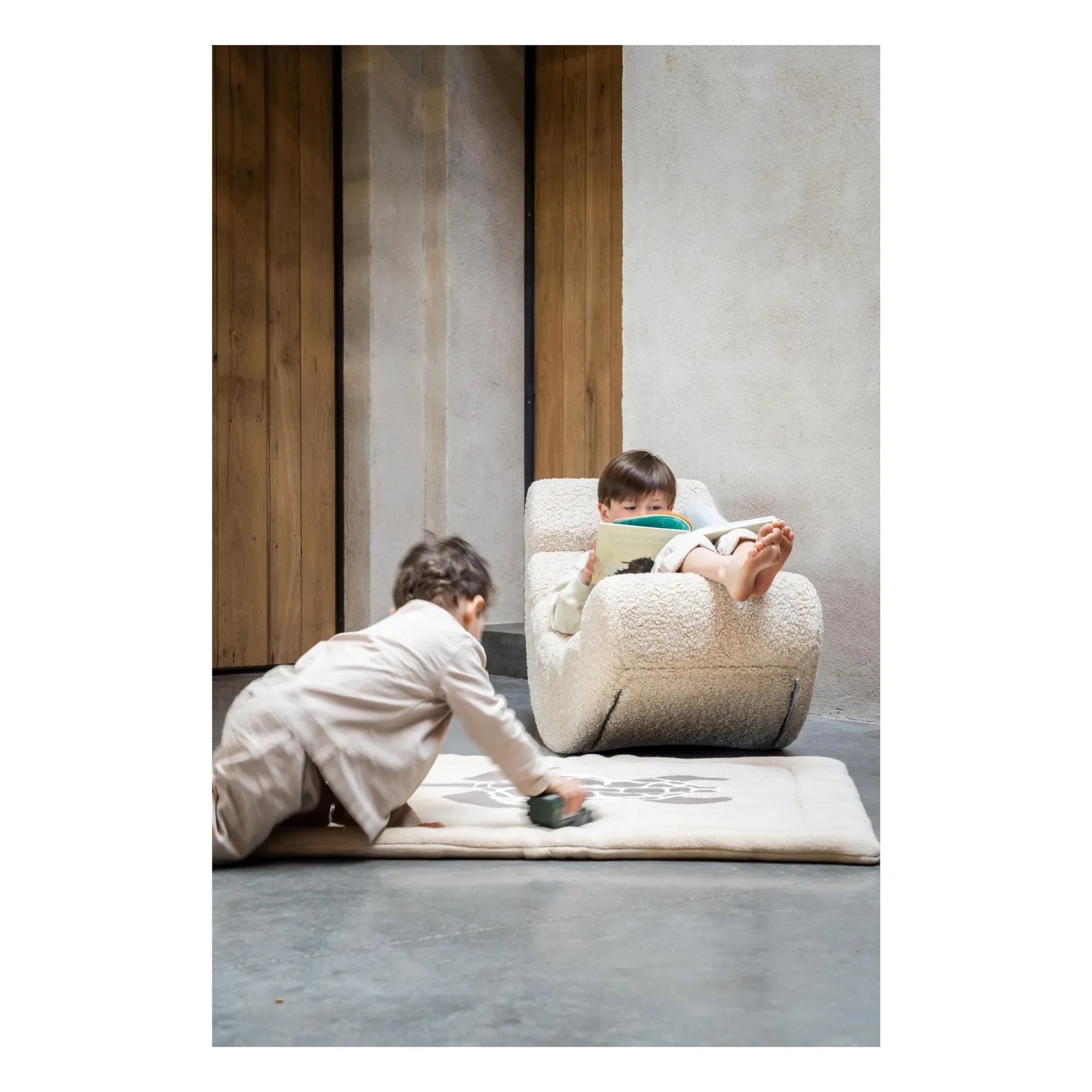 Quax - Sillón infantil con forma de plátano | Beige