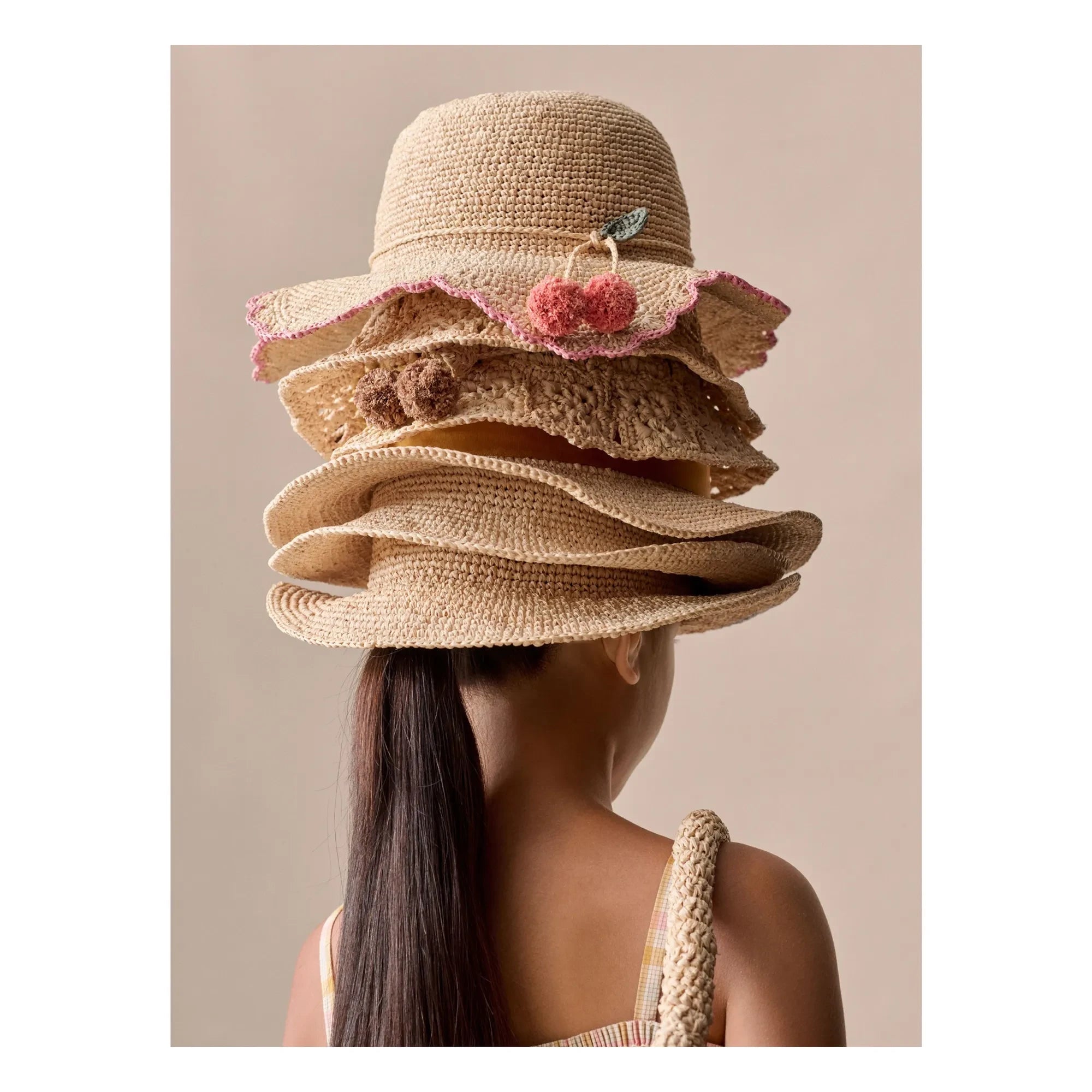 Bonpoint - Sombrero de rafia de línea | Natural