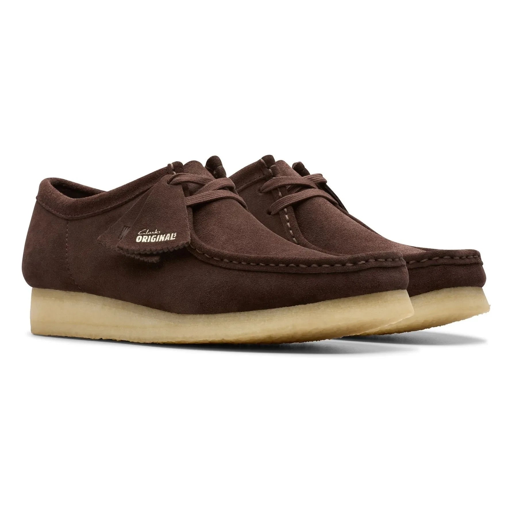 Clarks - Zapatillas Wallabee | Marrón oscuro