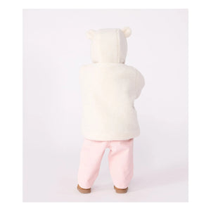Petit Bateau - Pendientes con orejas Sherpa | Crudo