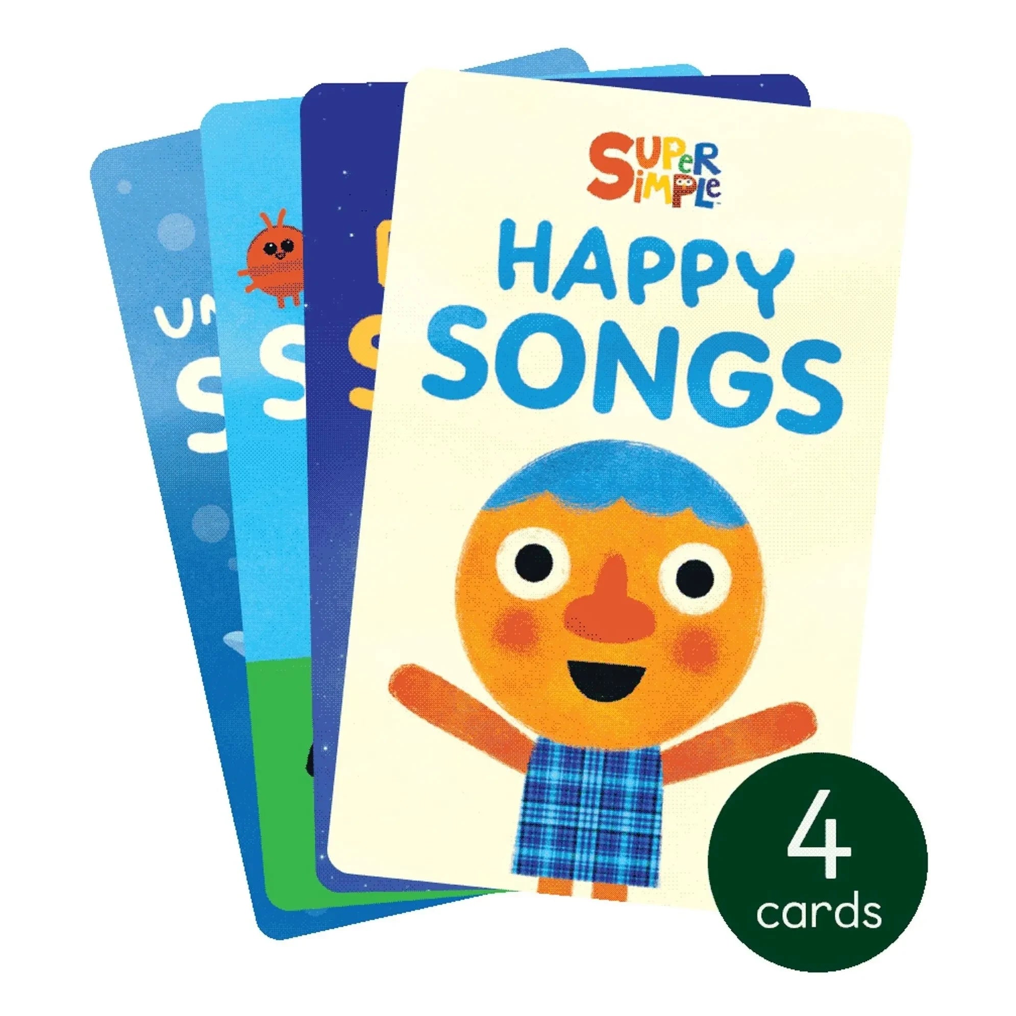 Yoto Player - Super Simple Songs Colección de tarjetas - Paquete de 4