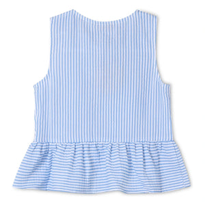 Fliink - Top Cha Cha Rayas | Azul claro