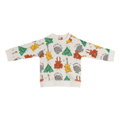 Stella McCartney Kids - Sudadera con insectos de algodón orgánico | Crema