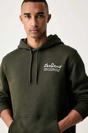 Sudadera con capucha de algodón para hombre Les Deux