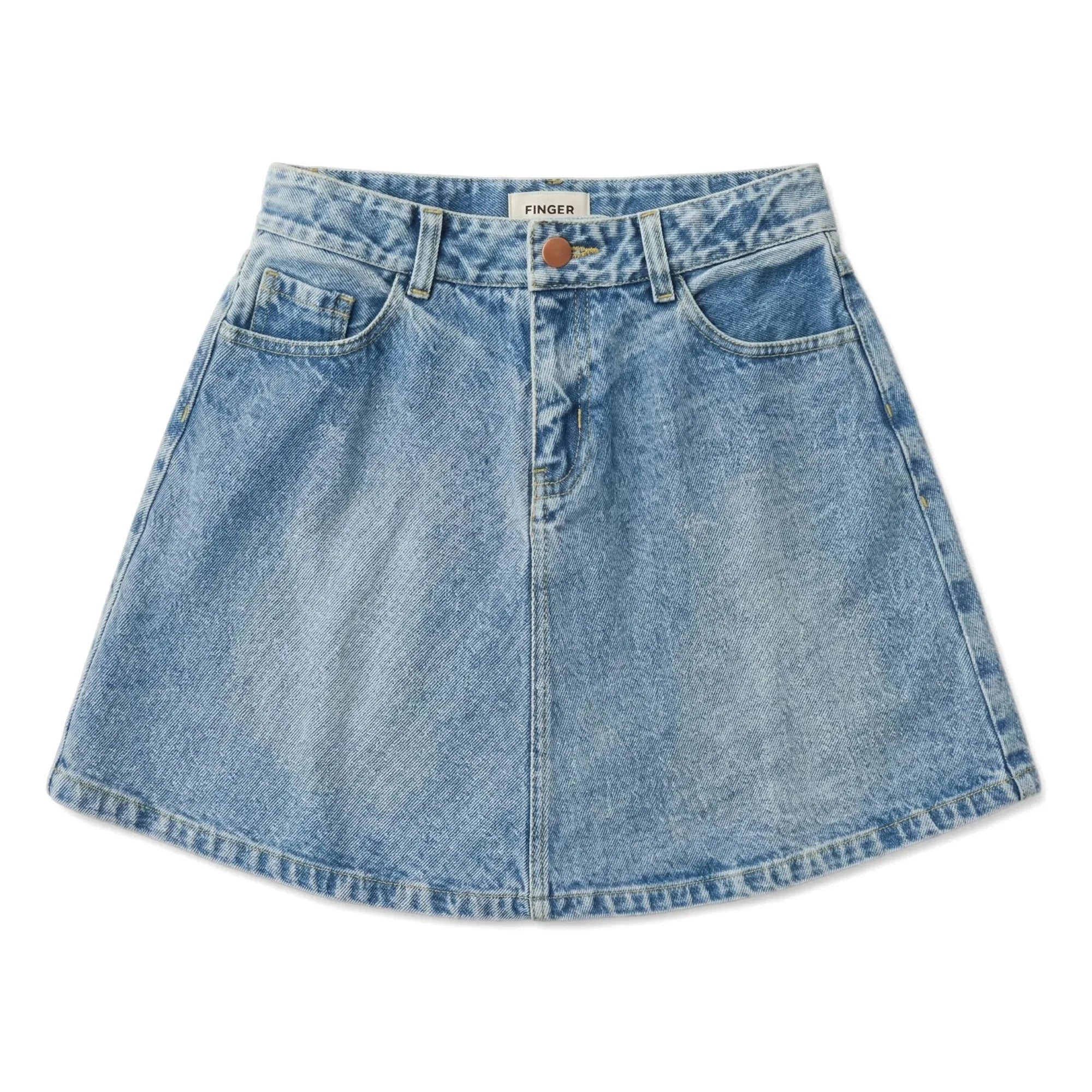 Finger in the nose - Falda Denim Joplin | Azul