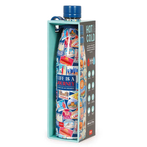 Legami - Termo de 800 ml - Stickers de Viaje - Caliente & Frío