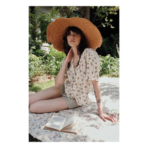 Emile et Ida - Camisa estampada de algodón | Crema