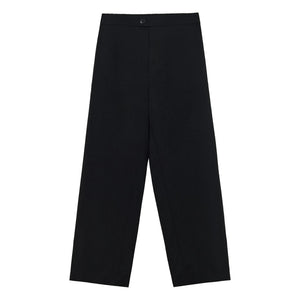 Cordera - Pantalón de lana virgen de sastrería nueva | Negro