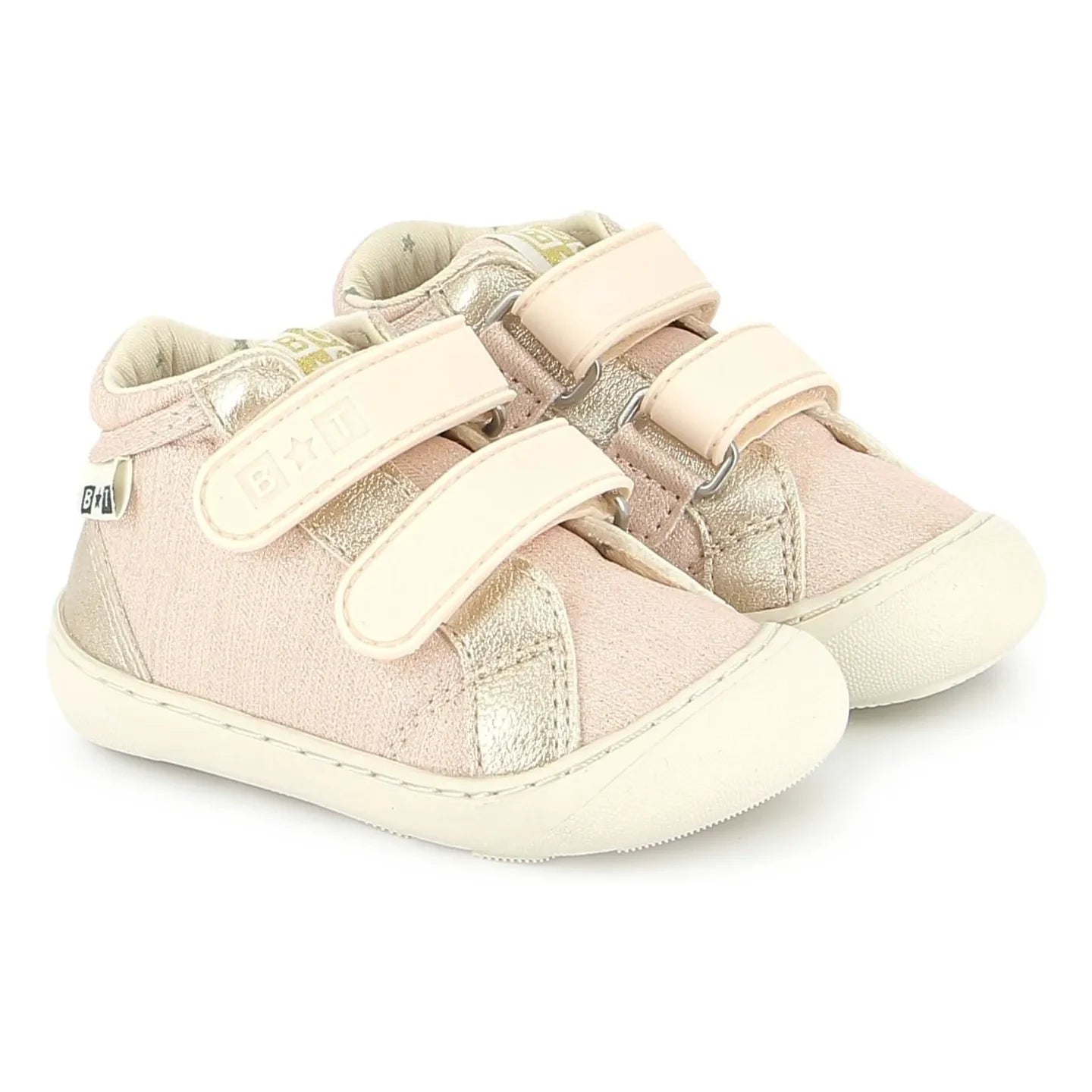 Bonton - Zapatillas deportivas Smoothie Easy Double Scratch | Rosa empolvado