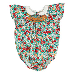 Loir - Mono estampado floral Bilbao | Blanco