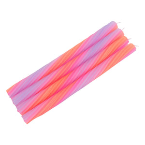 Lex Pott - Velas de cuerda - Set de 4 | Naranja