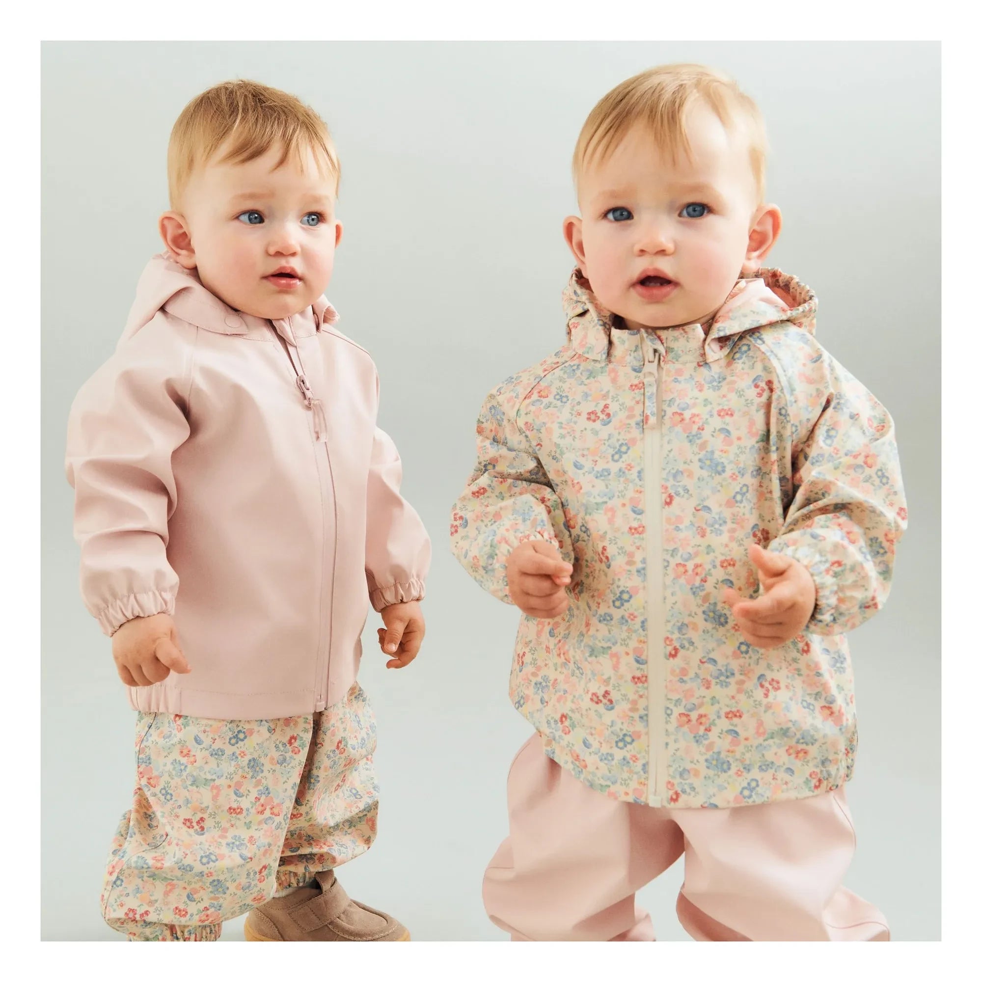 Chaqueta Impermeable de Fibra Reciclada de Trigo - Chardy | Rosa Pálido