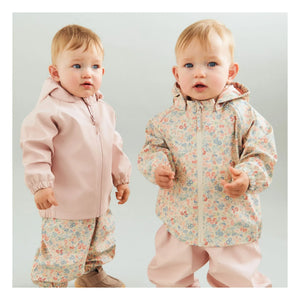 Chaqueta Impermeable de Fibra Reciclada de Trigo - Chardy | Rosa Pálido