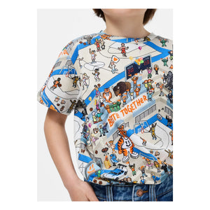 Molo - Camiseta Ralphie Basketball de algodón orgánico | Crudo