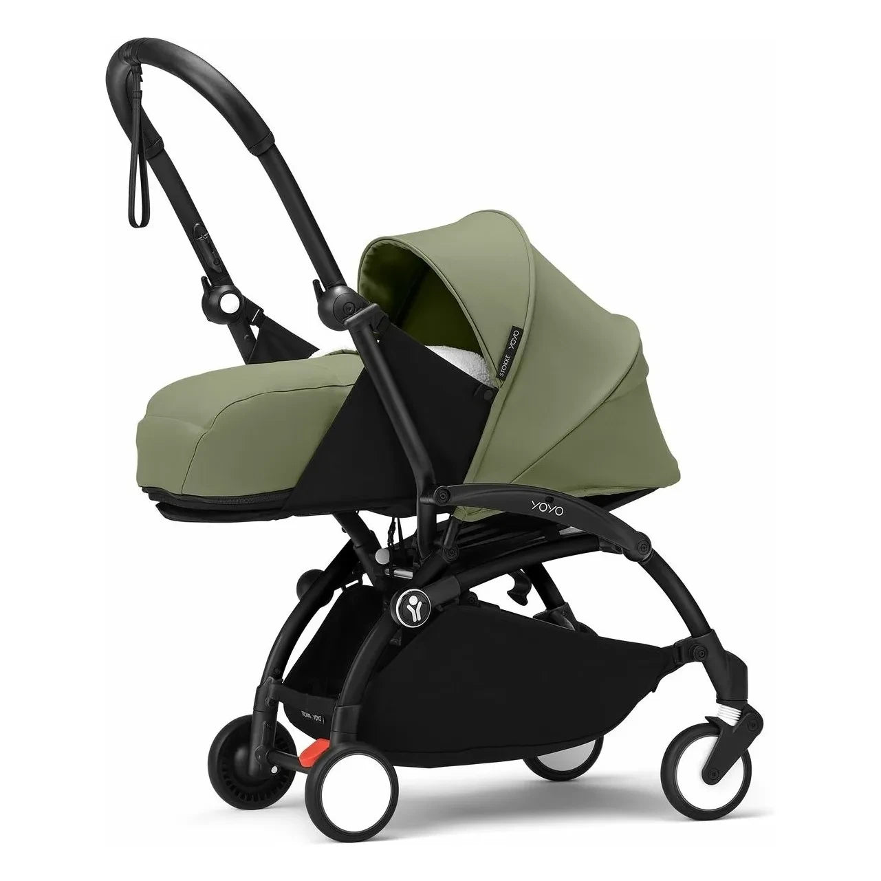 Stokke® - Cochecito de bebé YOYO³ 0+ Marco negro | Olive