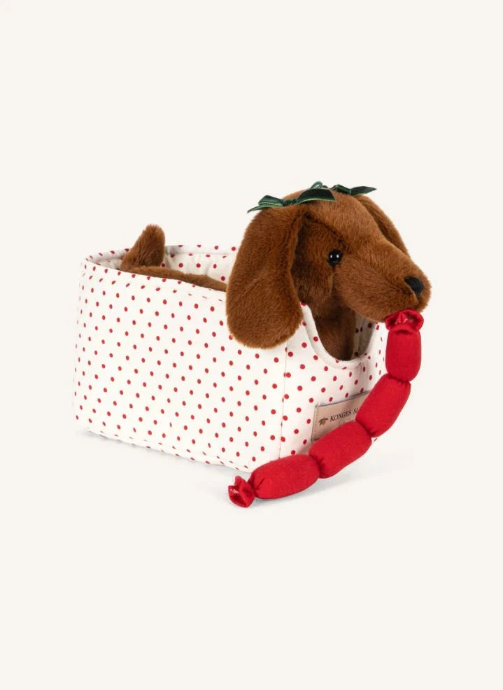 Konges Sløjd - Perro de peluche | Marrón