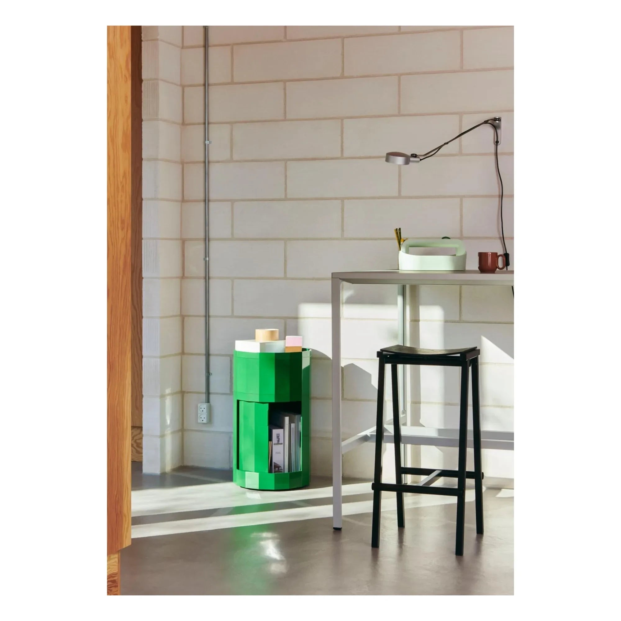 Hay - Taburete alto 65 cm Taburete 8 | Negro