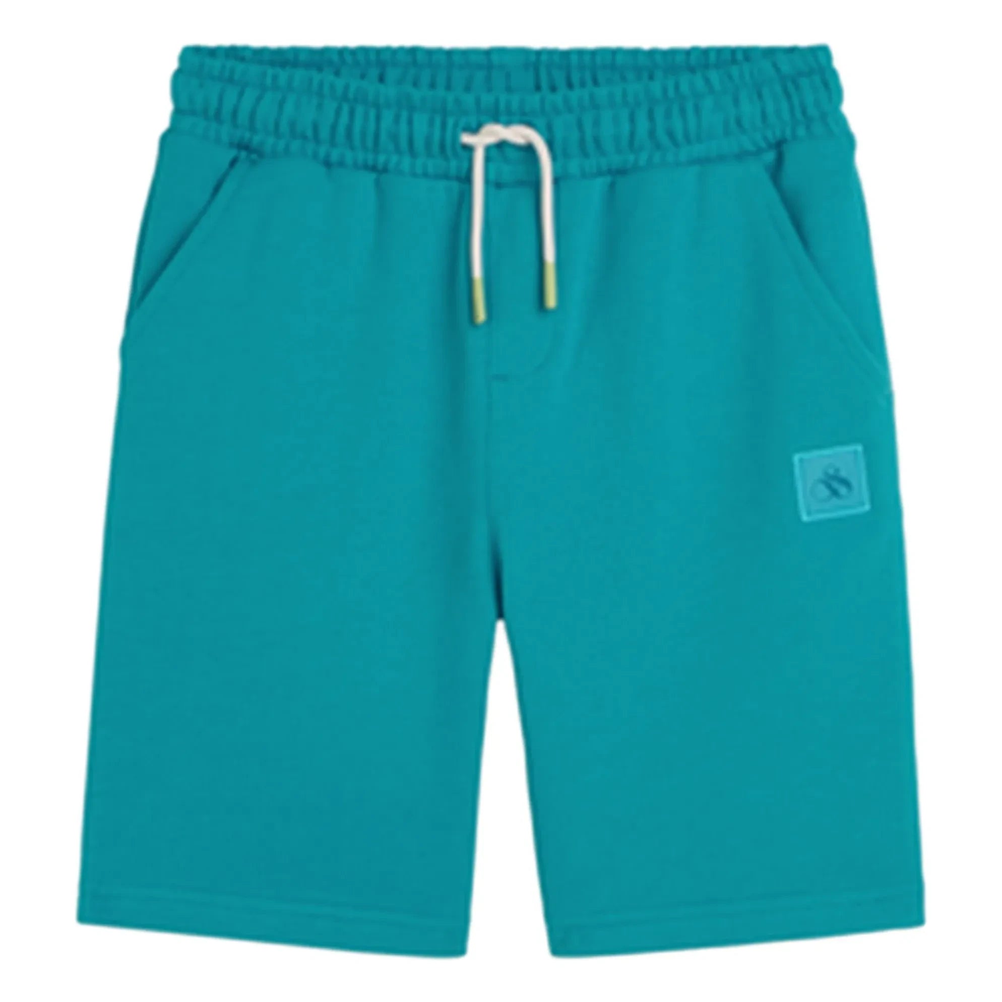 Scotch & Soda - Shorts Jogger con Insignia de Logotipo de Algodón Orgánico | Azul Laguna