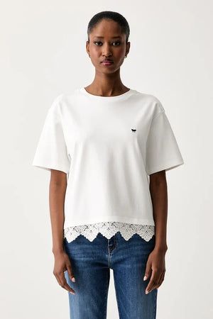Camiseta de algodón para mujer Weekend Max Mara WKDSALA