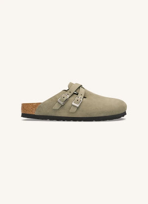 BIRKENSTOCK - Sandalias Blair de ante | Gris marrón