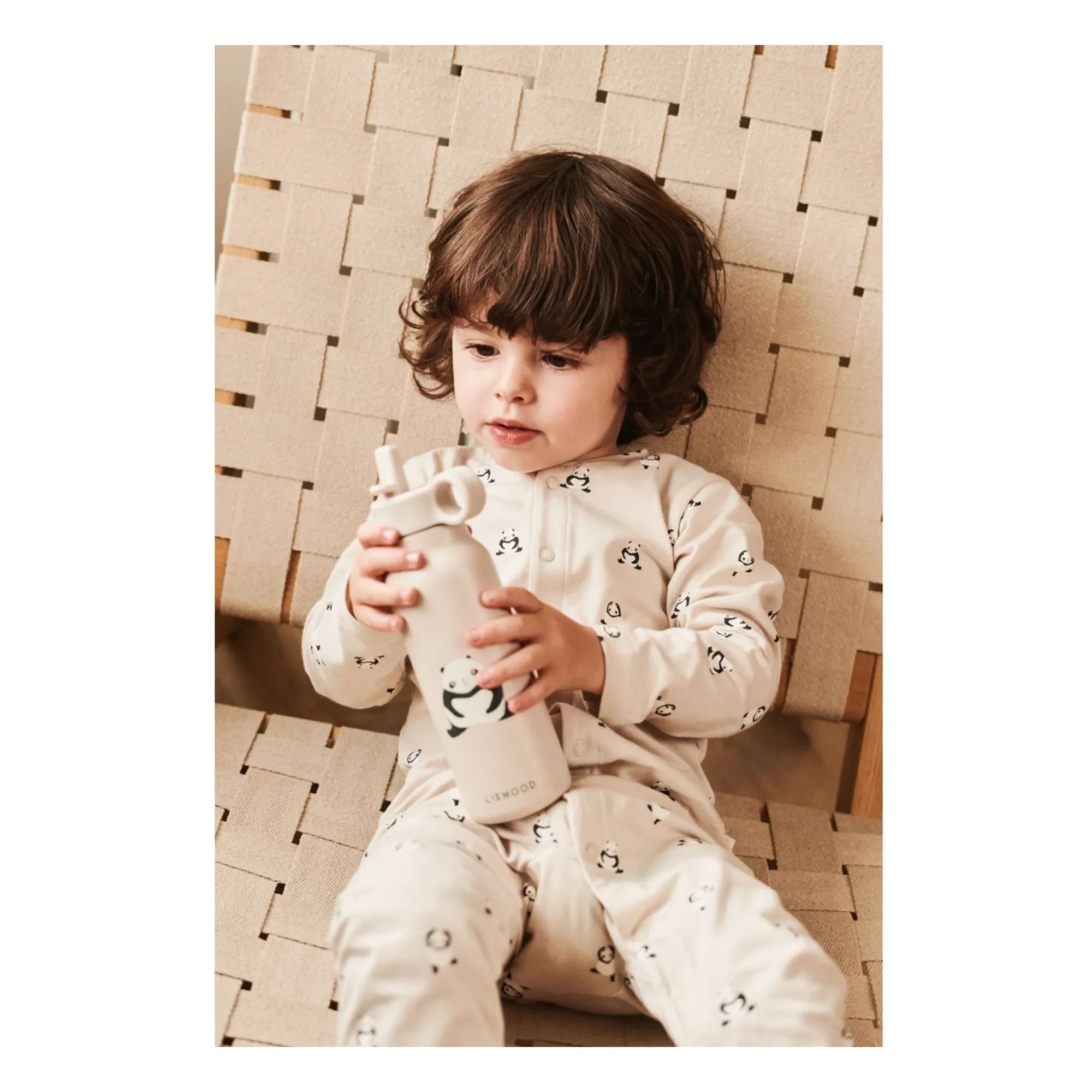 Liewood - Pijama Birk Pandas Algodón Orgánico | Beige