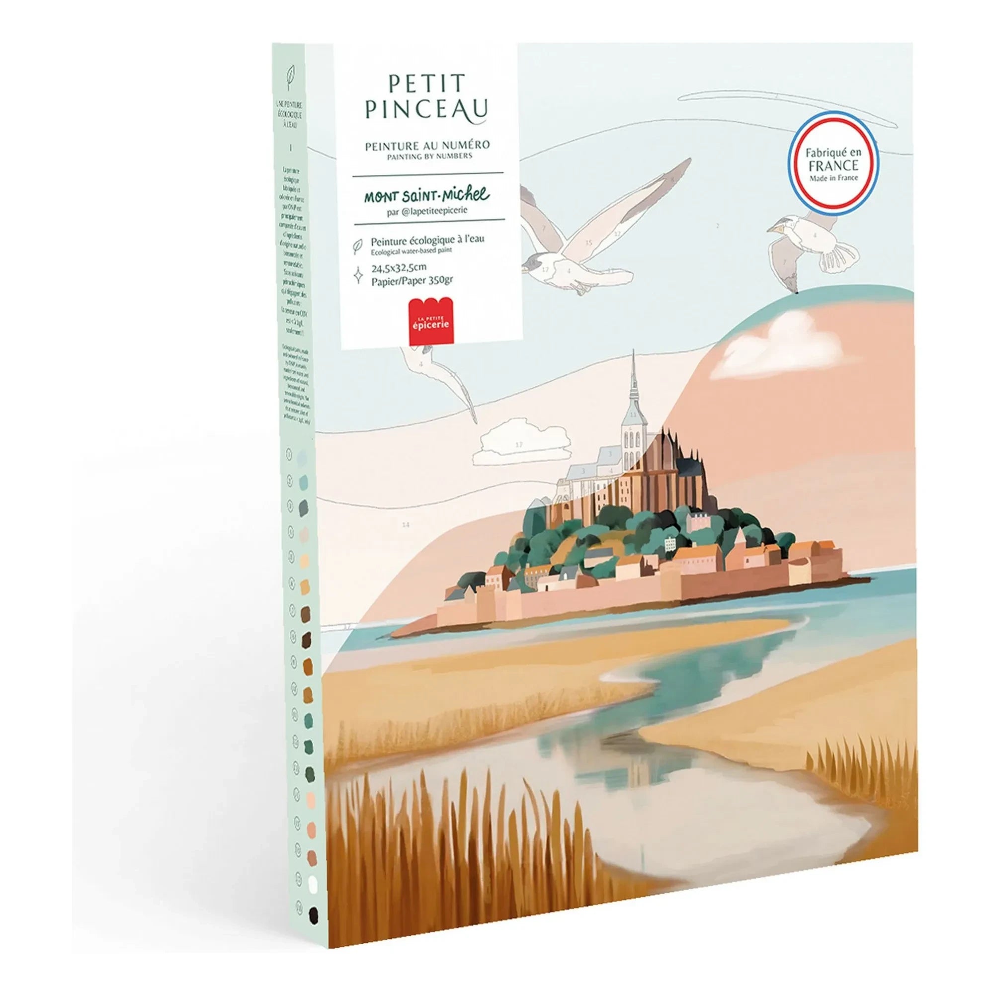 La Petite Épicerie - Set de pintura por números - Mont Saint-Michel by La Petite Épicerie
