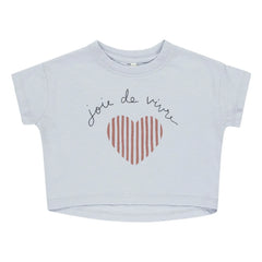 Rylee + Cru - Camiseta Joie De Vivre | Azul claro