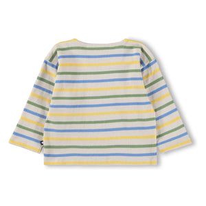 Molo - Camiseta de algodón orgánico a rayas Edarko | Crudo