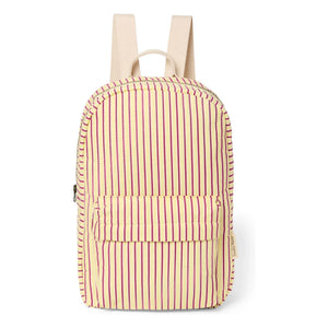 Studio Noos - Mochila de tela a rayas | Amarillo pálido