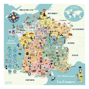 Vilac - Mapa magnético de Francia - Ingela P. Arrhenius
