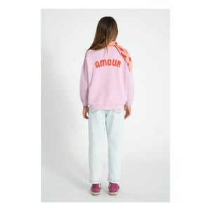 Piupiuchick - Sudadera Love de Algodón Orgánico | Rosa