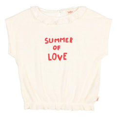 Búho - Camiseta Terry de volantes Summer Of Love | Crudo