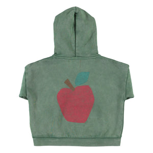 Piupiuchick - The Lunch Club organik pamuklu sweatshirt | Yeşil