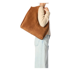 Jérôme Dreyfuss - Bolso tote Paco Velvet Crust | Caramelo