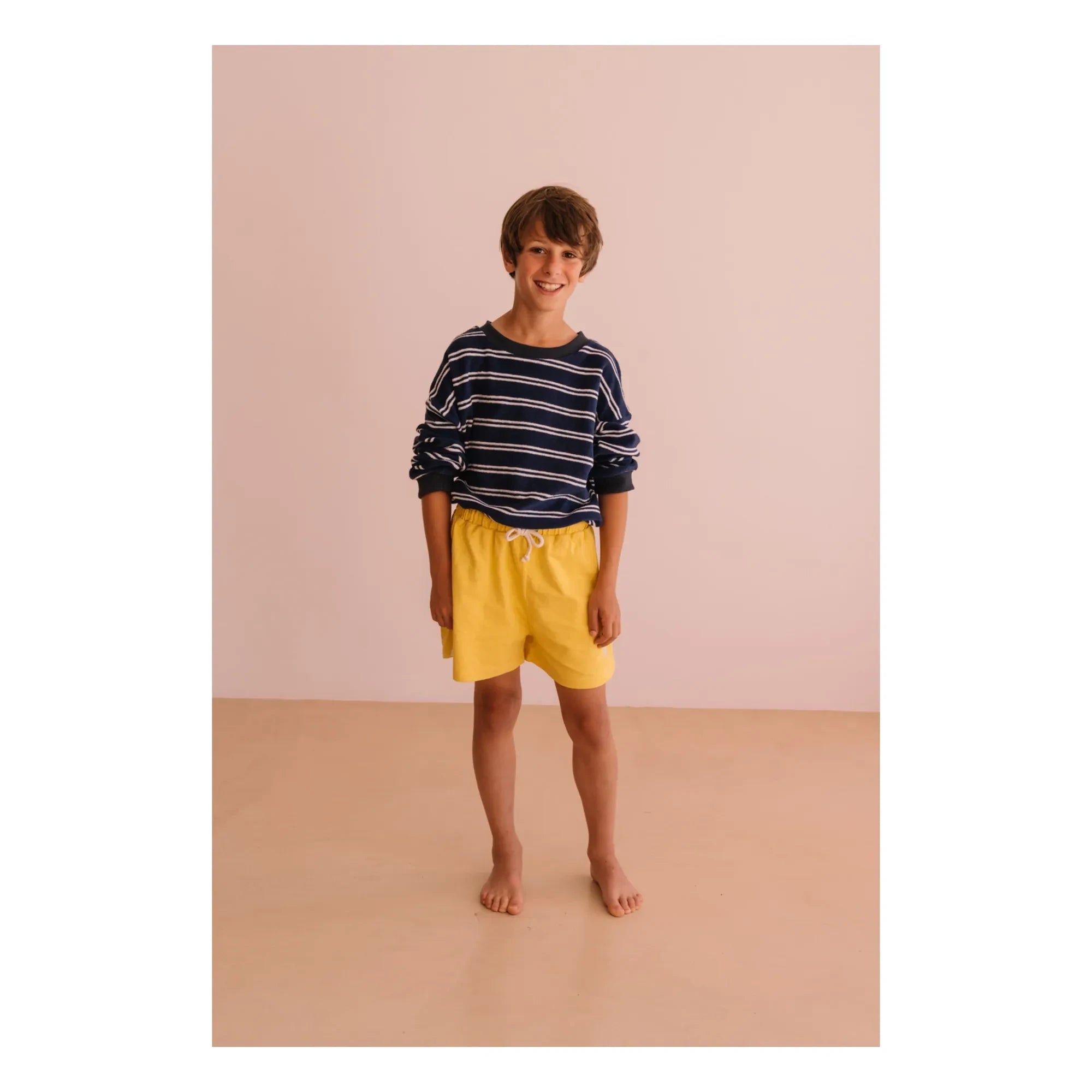 We Are Kids - Pantalones cortos de algodón orgánico Marlow | Amarillo