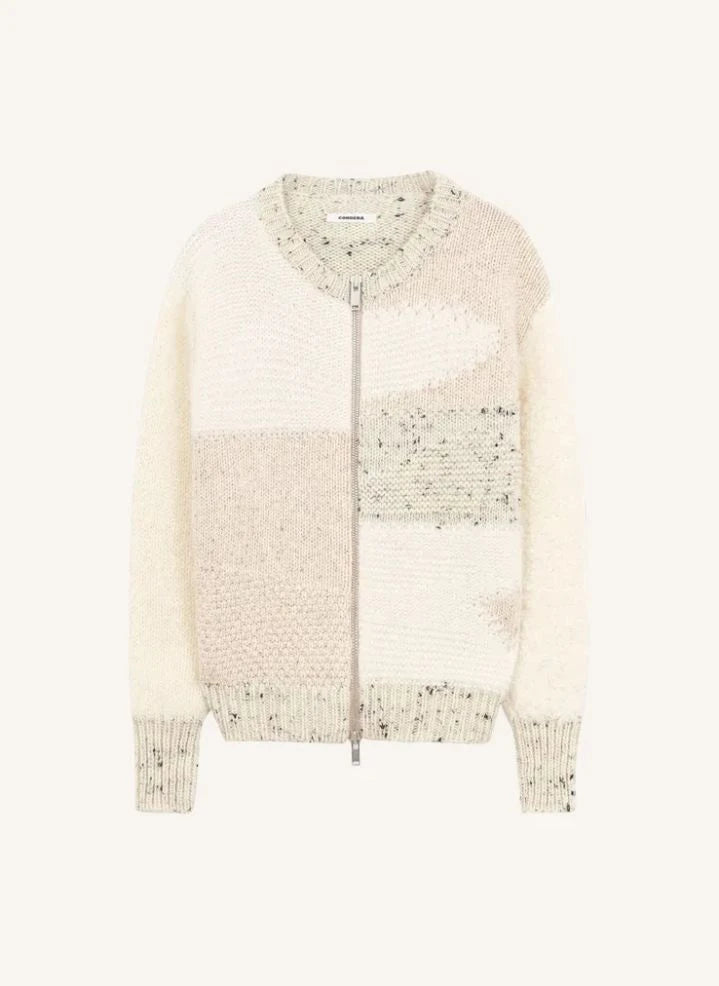 Cordera - Cárdigan de Lana Merino Enmarañada | Beige