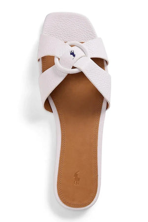 Polo Ralph Lauren Plo Rng Br Sandalias De Cuero