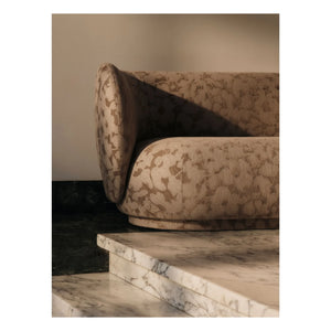 Ferm Living - Sofá de 2 plazas Rico Cilla Cilla | Marrón visón