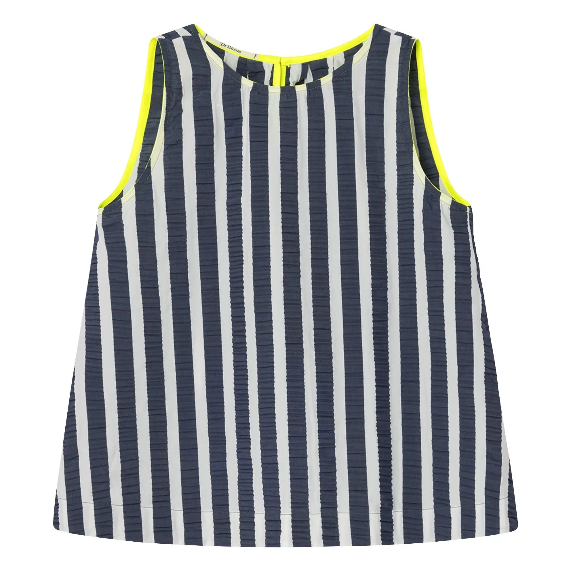 Dr Bloom - Blusa de rayas Fresco | Azul marino