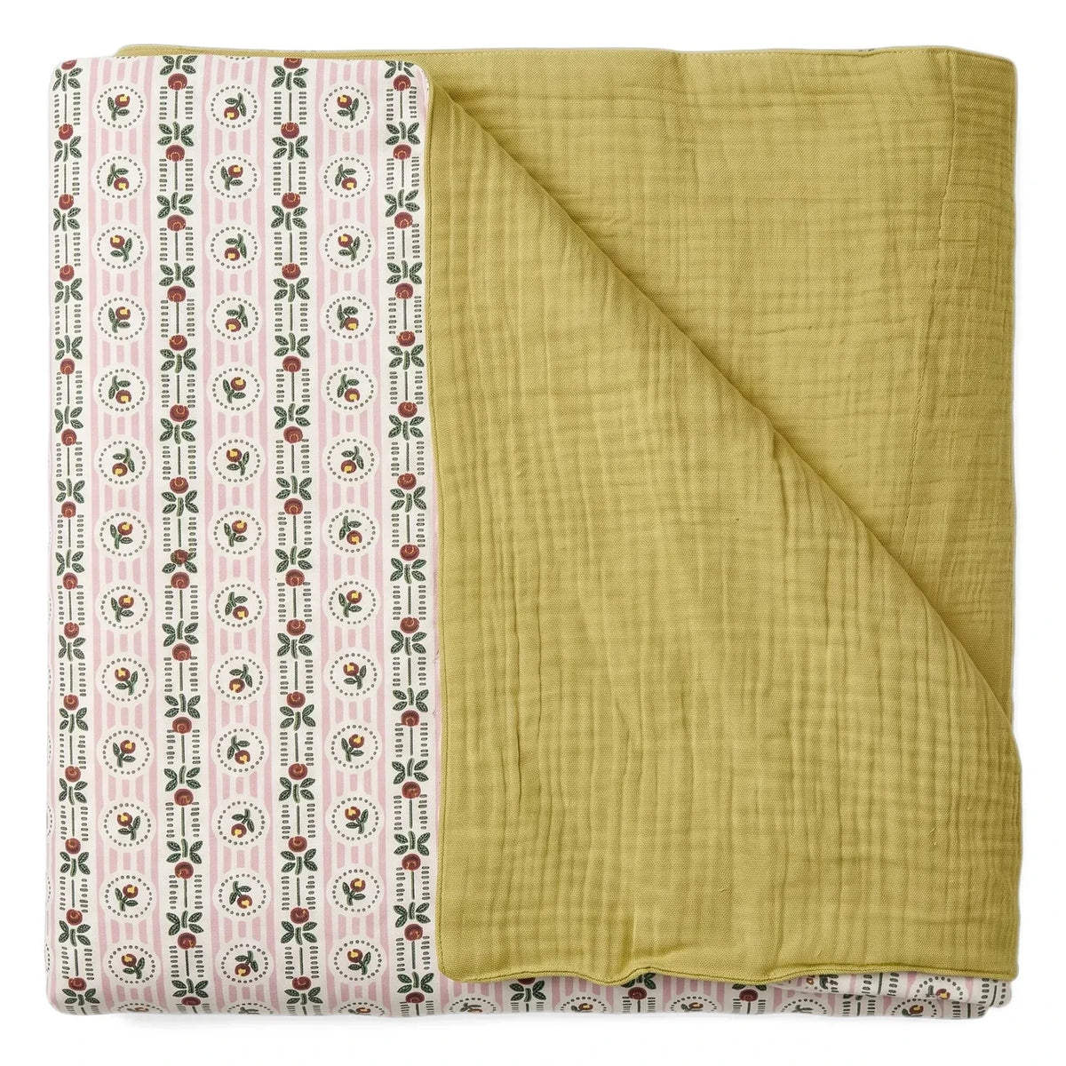 Editions Aimable - Cortina reversible Raoul | Verde pistacho