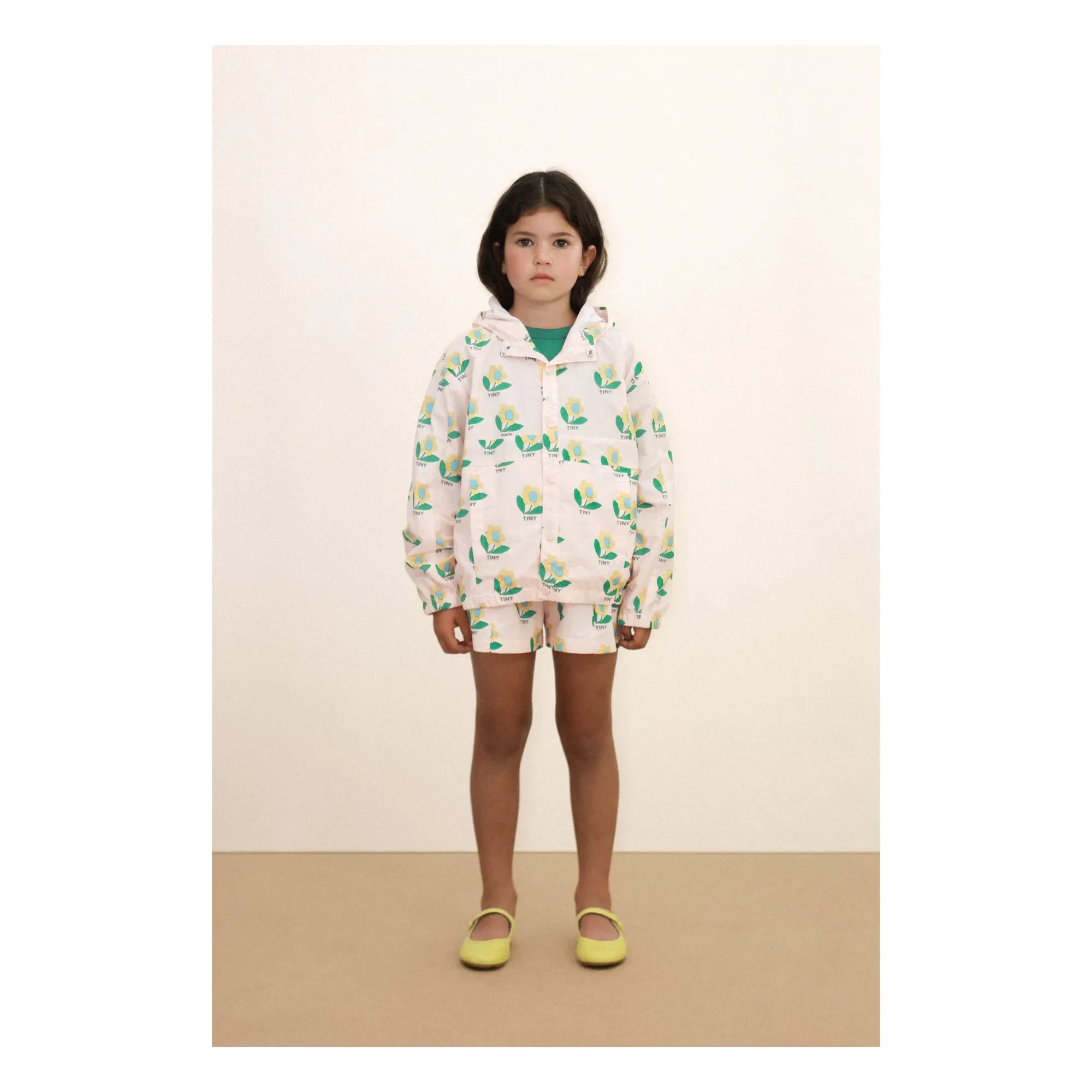Tinycottons - Chaqueta Flowers | Rosa Claro