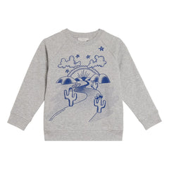 Stella McCartney Kids - Kaktüs sweatshirt | Gri melanj