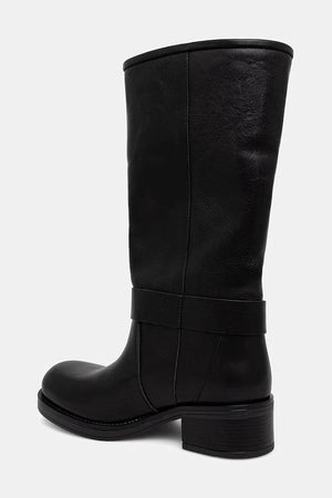 Botas de cuero para mujer a la altura de la rodilla Weekend Max Mara